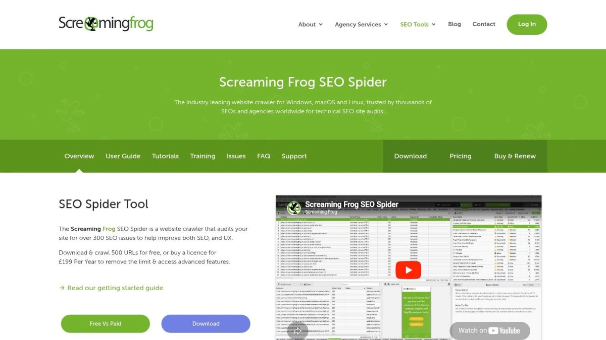 Screaming Frog SEO Spider