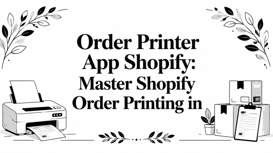 Order Printer App Shopify: Master Shopify Order Printing in